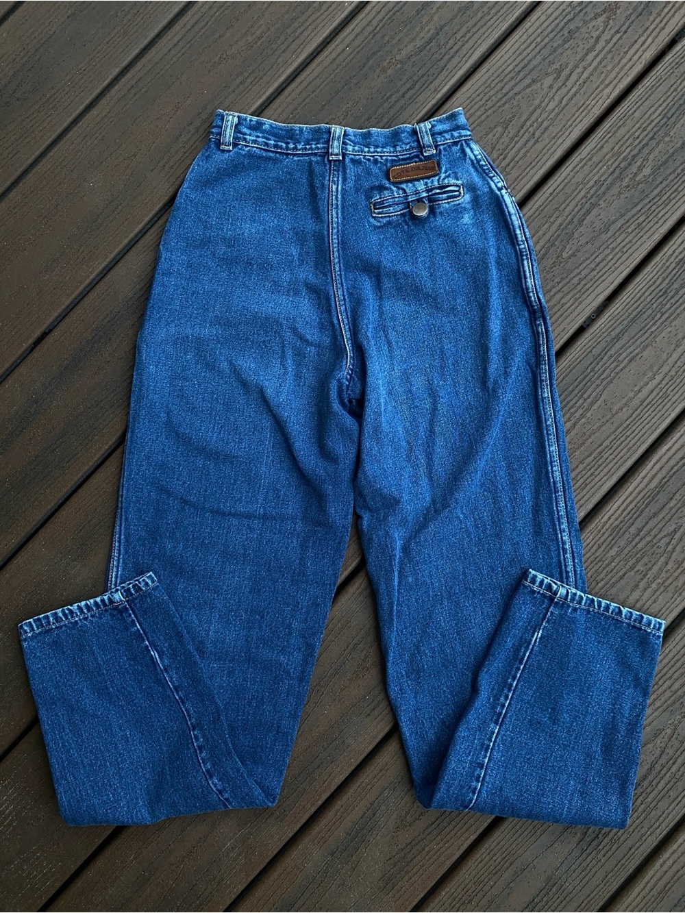 Vintage High-Rise bareback Skinny Jeans cote d’ azure